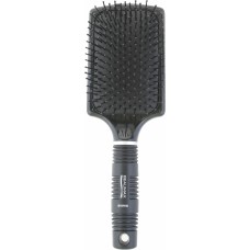 Rectangular Paddle Brush - Ball Tips, Round Handle, Rubberized Finish Rectangular Paddle Brush - Ball Tips, Round Handle, Rubberized Finish